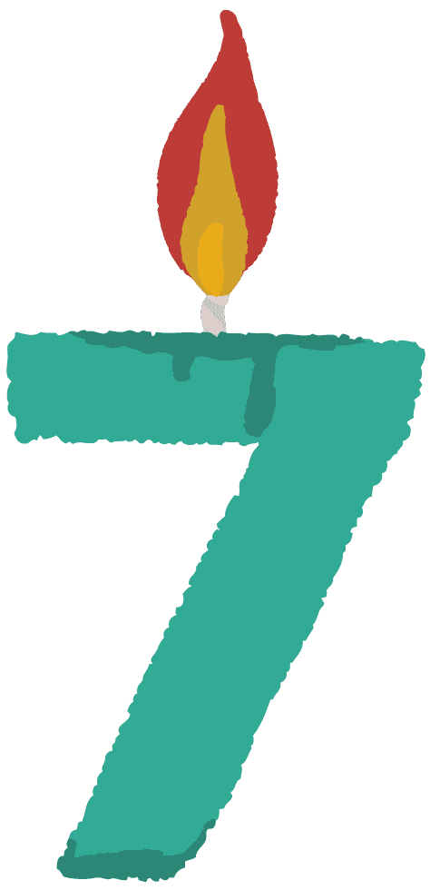 Candle illustration-Cute hand-painted warmth