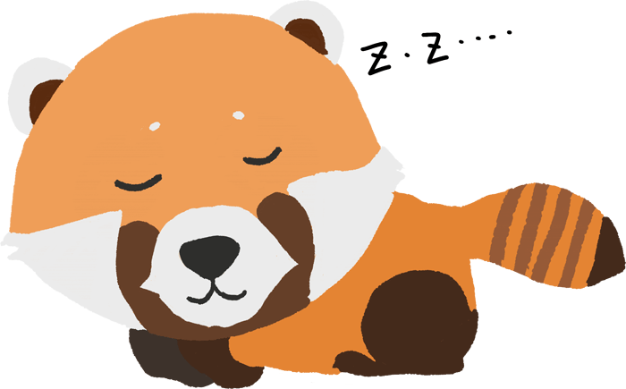 Cute red panda-Funny animal material