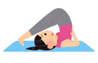 ヨガ(鋤(すき)のポーズ)