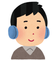 People wearing ear warmers