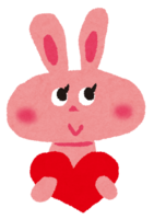 Valentine (rabbit and heart)