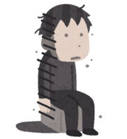 Burned out person (male)