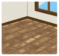 Old flooring room