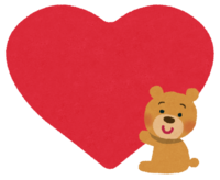 Bear and heart