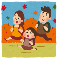 徒步旅行"全家赏红叶"