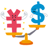 Yen appreciation and dollar depreciation