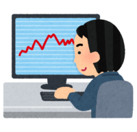 Stock (Trader looking at the graph)