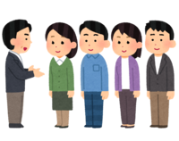 朝礼(私服)