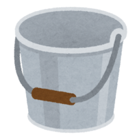 Various metal buckets