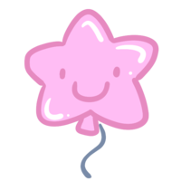 Star balloon (pink)
