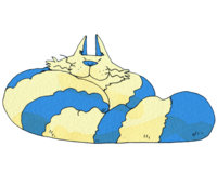 ふわふわの猫