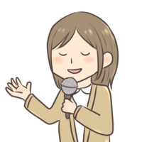 Singing woman