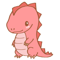 Pink dinosaur