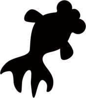 Silhouette of telescope