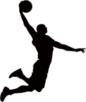 Basketball silhouette