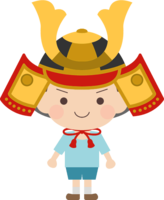 (Tango no Sekku / Children's Day) A cute boy wearing a helmet