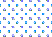 可愛い朝顔花柄の壁紙