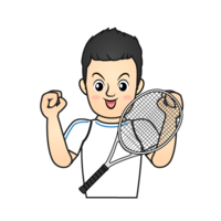 男性テニス選手