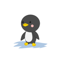 Cute penguins character
