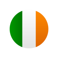 Irish flag (circular)