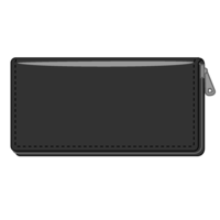 Black leather wallet