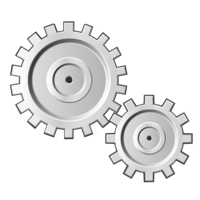 meshed gears