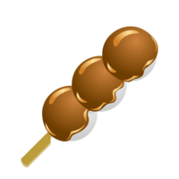 Mitarashi dango