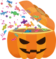 Halloween (Pumpkin face TRICK OR TREAT)