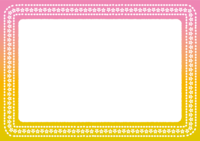 Cute cherry blossom frame