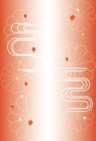 Fashionable Japanese style background with beautiful red background