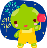 Snake Summer Festival (Summer Festival Candy Apple) Cute animals