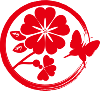 Hanko Sakura-Spring Illustration-Japanese style (butterfly)