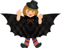 Halloween (girl (bat)) cute disguise