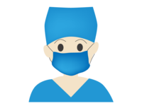 Doctor in surgical gown