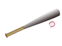 Baseball bat and ball material