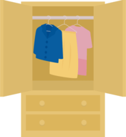 Closet-wardrobe and clothes