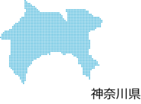 Kanagawa-Square dot design map