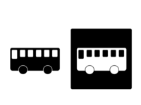 Car-Bus silhouette