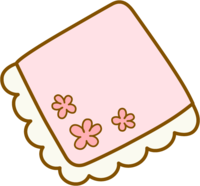 Handkerchief with floral pattern
