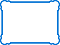 Simple line frame with rounded corners Decorative frame