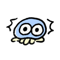 Surprised jellyfish