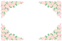 Christmas rose frame