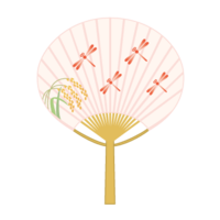 Uchiwa (red dragonfly)