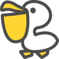 Cute pelican