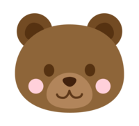 Cute bear (face)
