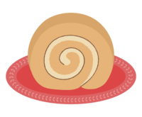 Chocolate roll cake