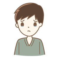 Tearful man