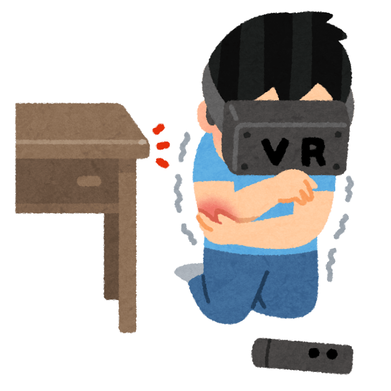 VR游戏中受伤的人