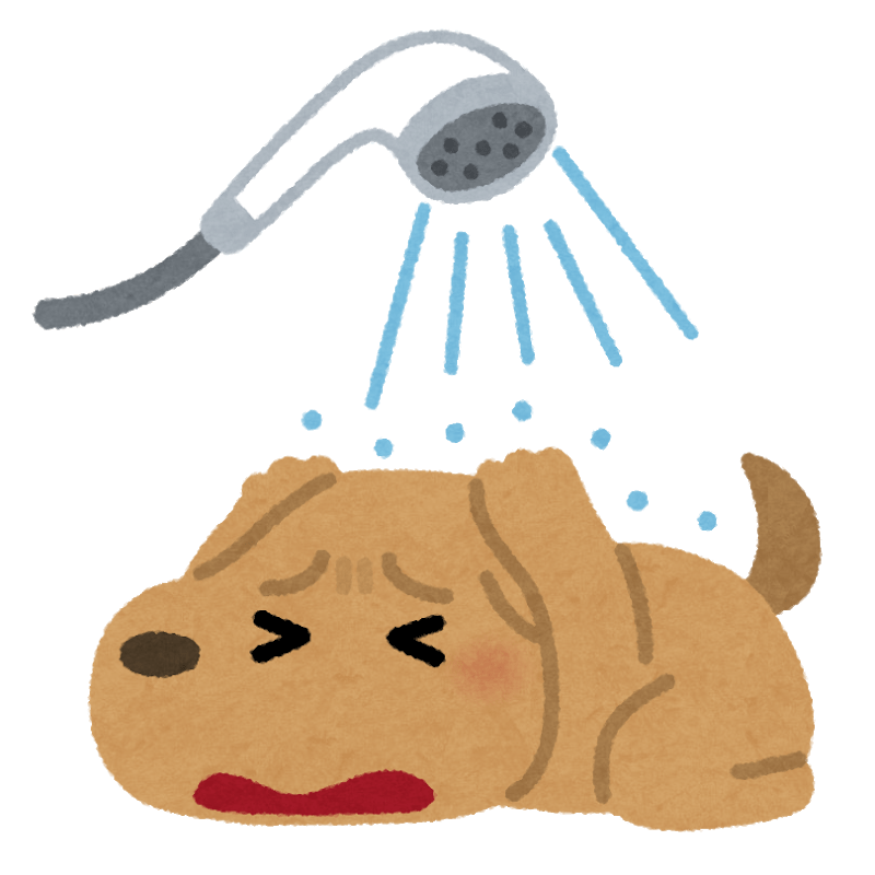 お風呂を嫌がる犬 イラスト素材 超多くの無料かわいいイラスト素材