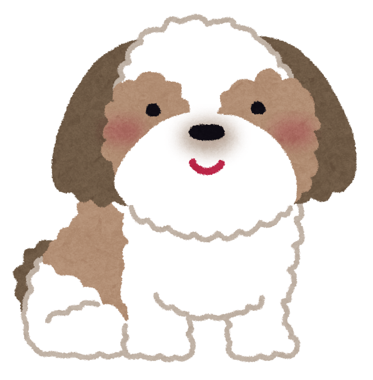 シーズー 犬 イラスト素材 超多くの無料かわいいイラスト素材